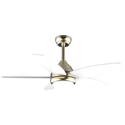 Cecotec - Ventilateur de plafond avec lampe EnergySilence Aero 4200 GoldLightWood