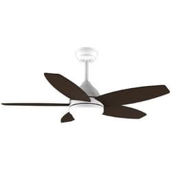 Cecotec - Ventilateur de plafond avec lampe EnergySilence Aero 4200 White&DarkWood