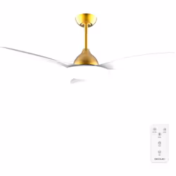 Cecotec Ventilateur de plafond avec lampe EnergySilence 4800 Light GoldWhite