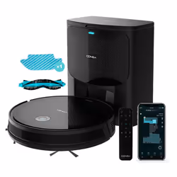 Cecotec Conga Gyro Home, Sans sac, Noir, 3 L, Auto, Edge, Manuel, Aléatoire, Scrubbing, Spirale, Brosse latérale, Gyroscope