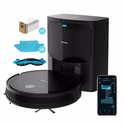 Cecotec Conga 2499 Ultra Home Titanium robot aspirateur 3 L Sac à poussière Noir