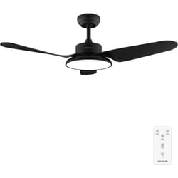 Cecotec Ventilateur de plafond avec lampe EnergySilence Aero 5200 Light Black