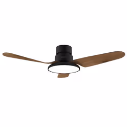 Cecotec Ventilateur de plafond avec lampe EnergySilence Aero 5200 Light DarkWood