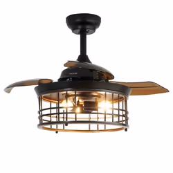 Cecotec Ventilateur de plafond avec lampe EnergySilence Aero 3600 Invisible Metalic Style