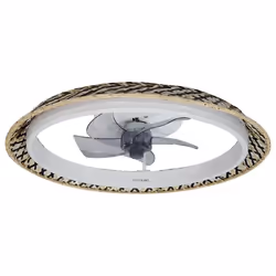 Cecotec Ventilateur de plafond avec lampe EnergySilence LampAero 610 Natural Design