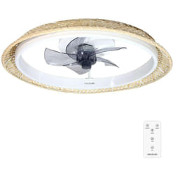 Cecotec Ventilateur de plafond avec lampe EnergySilence LampAero 620 Natural Design