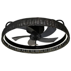 Cecotec Ventilateur de plafond avec lampe EnergySilence LampAero 600 Black Design
