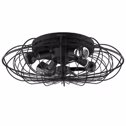Cecotec Ventilateur de plafond avec lampe EnergySilence LampAero 650 Iron Design