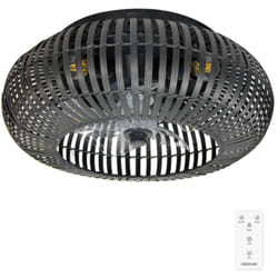 Cecotec Ventilateur de plafond avec lampe EnergySilence LampAero 600 Natural DarkWood
