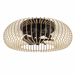 Cecotec Ventilateur de plafond avec lampe EnergySilence LampAero 600 Natural LightWood
