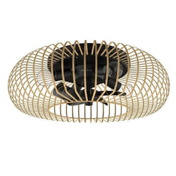 Cecotec Ventilateur de plafond avec lampe EnergySilence LampAero 600 Natural LightWood
