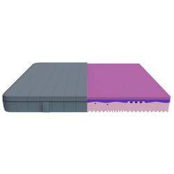 Cecotec Matelas Genuine+ 110 x 200 3 Couches, Hauteur 28 cm, Haute Fermeté, Noyau de Mousse de Profil Hrc2 +, Morphadapt +, Softfresh et Easyclean