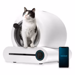 Cecotec Bac à litière automatique Pumba 8000 CleanKitty Smart