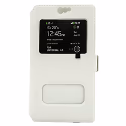 X-ONE XONE109475, Folio, Toutes marques, 12,7 cm (5"), Blanc