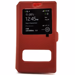 X-ONE XONE110372, Folio, Toutes marques, 12,7 cm (5"), Rouge