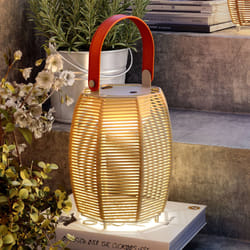 Bover Tanit M/29/R lampe de table Beige, Marron