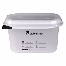 Masterpro BGEU-2939, Boîte, Rectangulaire, 1 L, Blanc, Polypropylène (PP), -40 - 95 °C