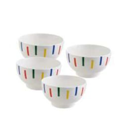 Benetton BE-0253 bol Ensemble de bols 0,65 L Rond Multicolore 4 pièce(s)
