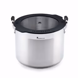 Masterpro BGEU-3780, 12,5 L, Rond, Noir, Acier inoxydable, Transparent, Acier inoxydable, Acier inoxydable, Noir
