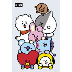 Poster bt21 caractères