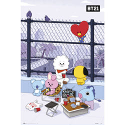 Grupo Erik - Affiche bt21 rooftop