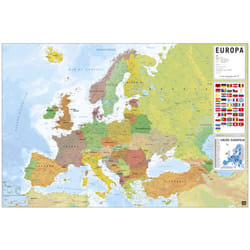 Grupo Erik - Poster carte de l'Europe pt physique politique