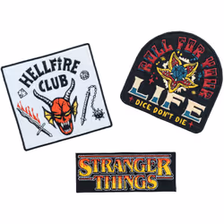 STRANGER THINTGS - CLOTHING STICKERS Parfait pour les fans de a de de la série la plus populaire de Netflix, ces Stranger thi ...