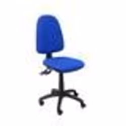 Siège de bureau ergonomique - PIQUERAS Y CRESPO - BALI - Réglable en hauteur - Tissu bleu - 1 place