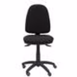Silla de bureau ergonomique PIQUERAS Y CRESPO - Ayna - Réglable en hauteur - Tissu BALI noir