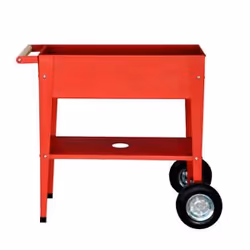 Herstera 08933601, Semoir chariot, Autonome, Acier, Rouge, Rectangle, Intérieur &amp; extérieur