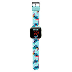Montre LED - Disney - Lilo et Stitch - Mixte - Bleu - Tendance