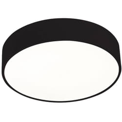 Leds-c4 - Caprice - Plafonnier encastré rond à led Coupe de phase noire gradation 52cm 3940lm 3000K