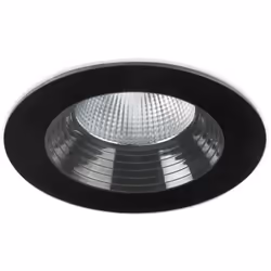 Leds-C4 Dako - Downlight LED Extérieur Encastré Noir 8cm 695lm 3000K IP65 | Finition: noir | Matériau: verre trempé, aluminiu ...