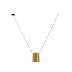 LEDS-C4 Attic Pendant, 1 ampoule(s), E27, IP20, Noir, Or