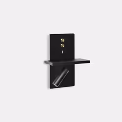 LEDS-C4 Elamp Wall fixture, Surface, 1 ampoule(s), 2700 K, IP20, Noir