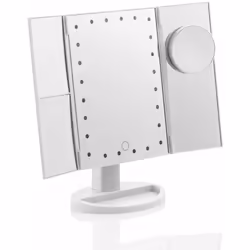 innovagoods 4-in-1 LED magnifying mirror. un miroir de table très pratique pour se maquiller, se coiffer, s'épiler, etc. avec ...