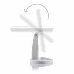 InnovaGoods 8435527811730 miroir de maquillage Autonome Rectangulaire Blanc