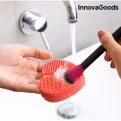 InnovaGoods Nettoyeur pour pinceaux de maquillage Heart