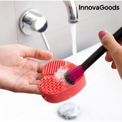 InnovaGoods Nettoyeur pour pinceaux de maquillage Heart