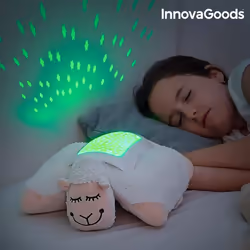 InnovaGoods Peluche Projecteur LED d'Étoiles Mouton