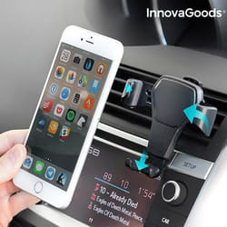 InnovaGoods Support Gravitationnel de Téléphones Portables pour Voiture Gravder