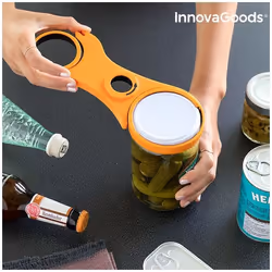 InnovaGoods Ouvre-boîtes Multifonction 5 en 1
