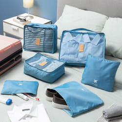 Innovagoods - Ensemble de sacs de rangement pour bagage Luggan 6 Pièces