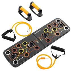 InnovaGoods Planche de Pompes Push-Up avec Bandes de Résistance et Guide d'exercices Pulsher