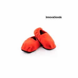 InnovaGoods Chaussons Chauffants Micro-ondes Rouge