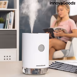InnovaGoods Humidificateur à Ultra-Sons Rechargeable Vaupure