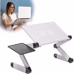 InnovaGoods Table Réglable Positions Multiples pour Ordinateur Portable Omnible