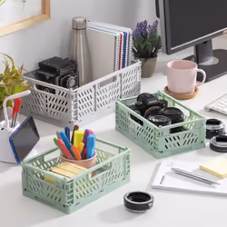 InnovaGoods vous offre les meilleures nouveautés pour la maison, comme Ensemble de 3 Boîtes de Rangement Pliantes et Empilabl ...
