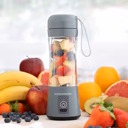 InnovaGoods 8435527817831 blender 0,38 L Mixeur portable 60 W Gris, Transparent