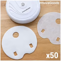 InnovaGoods Serpillières de Rechange pour Robots Nettoyants Pack de 50 unités